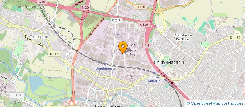 localisation de l'entreprise SOCIETE NICOT à CHILLY-MAZARIN