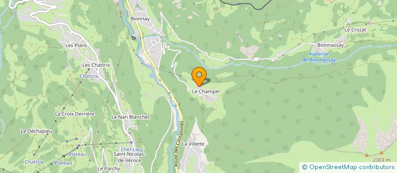 localisation de l'entreprise SOCIETE NIDILI  SAINT-GERVAIS-LES-BAINS