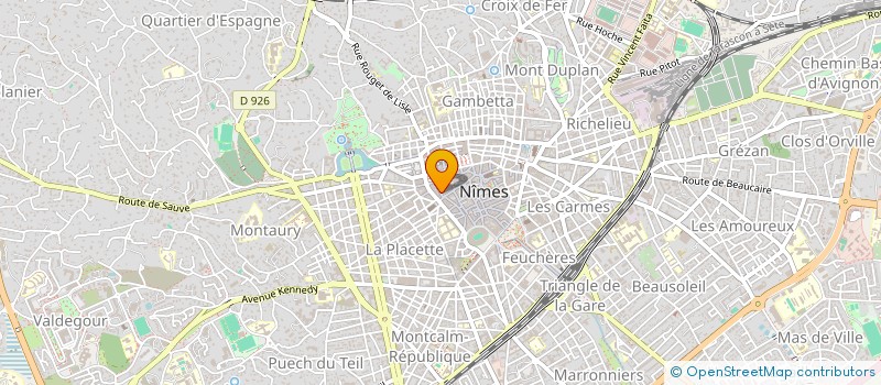localisation de l'entreprise SOCIETE NIMOISE DE CONSTRUCTION  NIMES