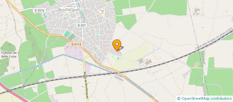 localisation de l'entreprise SOCIETE NIMOISE DE GENIE CIVIL à BOUILLARGUES