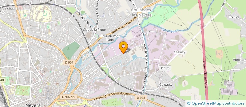 localisation de l'entreprise SOCIETE NIVERNAISE DE TRAVAUX DANS LE BATIMENT à NEVERS