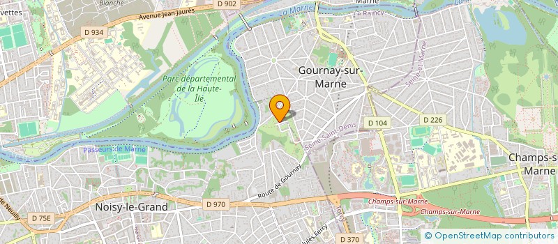 localisation de l'entreprise SOCIETE NOCEENNE D'ENTREPRISE ET TRAVAUX  NOISY-LE-GRAND