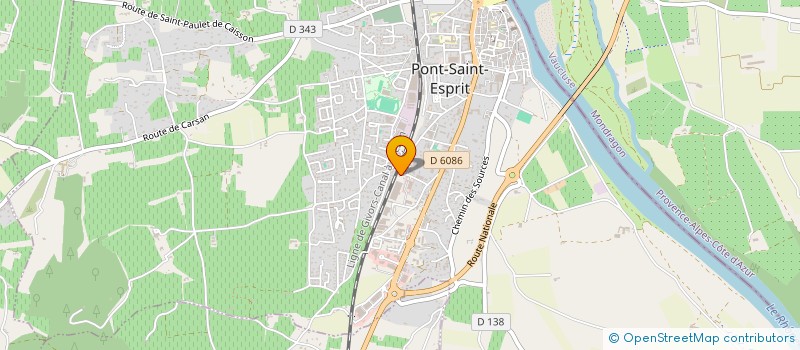 localisation de l'entreprise SOCIETE NOEL ARMEL à PONT-SAINT-ESPRIT
