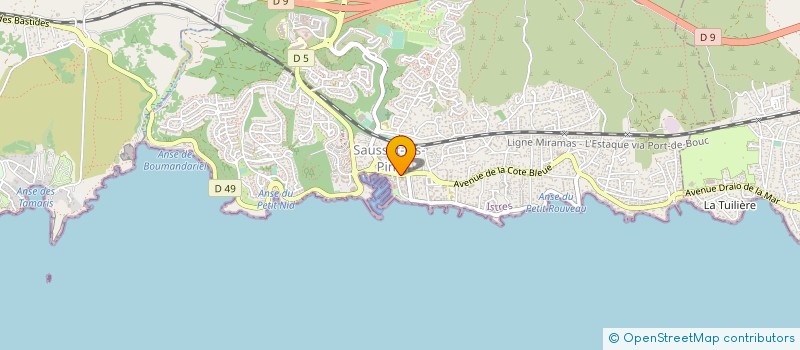 localisation de l'entreprise SOCIETE NOHARET à SAUSSET-LES-PINS