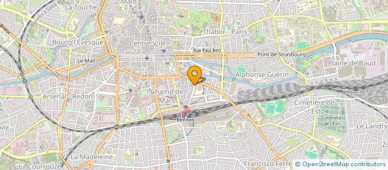 localisation de l'entreprise SOCIETE NORBERT BLANCHET à RENNES