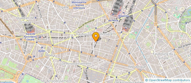 localisation de l'entreprise SOCIETE NORDFURS  PARIS