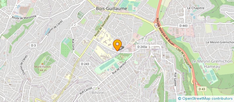 localisation de l'entreprise SOCIETE NORMANDE D'AMENAGEMENT FONCIER à BOIS-GUILLAUME