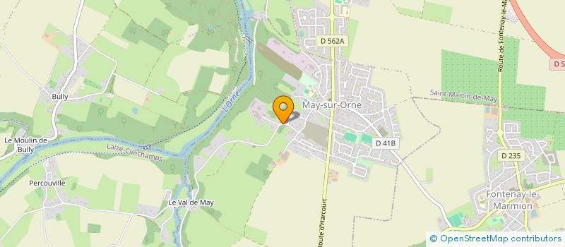 localisation de l'entreprise SOCIETE NORMANDE D'USINAGE DE BOIS à MAY-SUR-ORNE