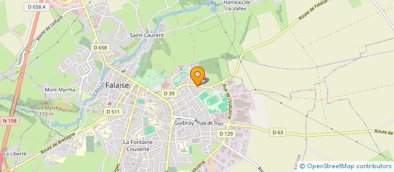 localisation de l'entreprise SOCIETE NORMANDE DE CONSTRUCTION  FALAISE