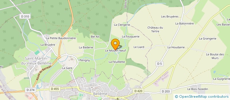localisation de l'entreprise SOCIETE NORMANDE DE DISTRIBUTION à LA CHAPELLE-SOUEF