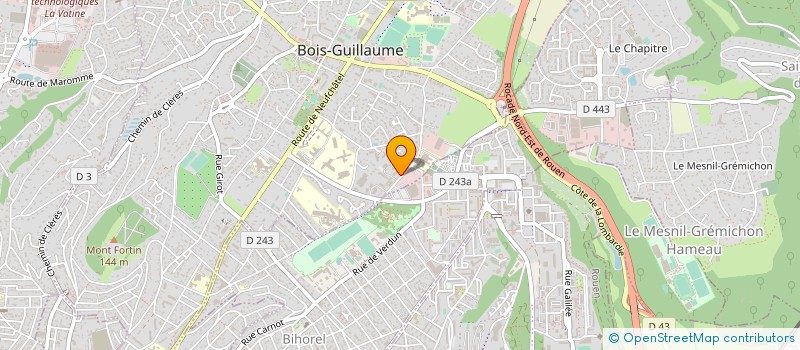 localisation de l'entreprise SOCIETE NORMANDE DE PEINTURE ET REVETEMENTS à BOIS-GUILLAUME