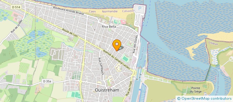 localisation de l'entreprise SOCIETE NORMANDE DE PHILOSOPHIE  OUISTREHAM