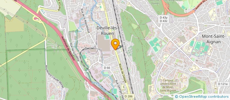 localisation de l'entreprise SOCIETE NORMANDE DE RENOVATION  DEVILLE-LES-ROUEN