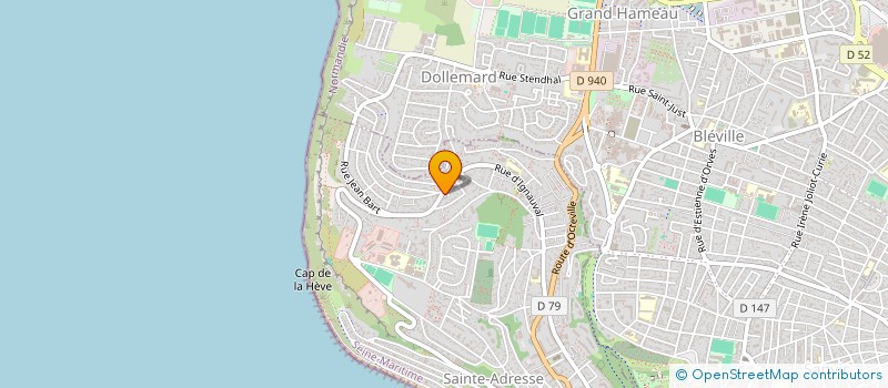 localisation de l'entreprise SOCIETE NORMANDE DE TOITURE  SAINTE-ADRESSE