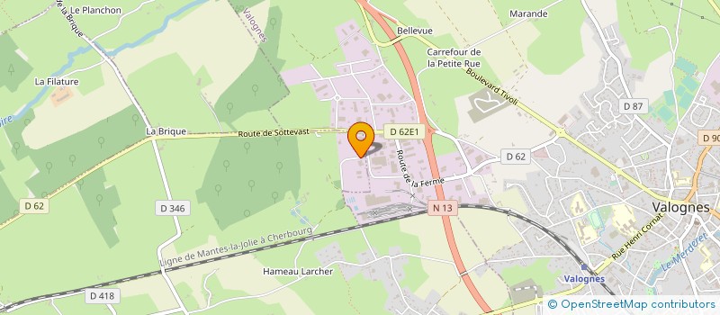 localisation de l'entreprise SOCIETE NORMANDE DE TRAVAUX  YVETOT-BOCAGE