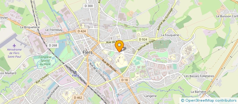 localisation de l'entreprise SOCIETE NORMANDE DES FONDERIES QUERUEL à FLERS