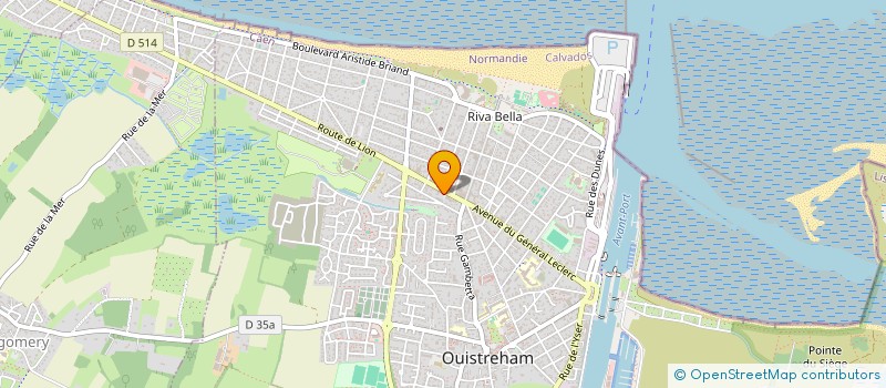 localisation de l'entreprise SOCIETE NORMANDIE SERVICES  OUISTREHAM