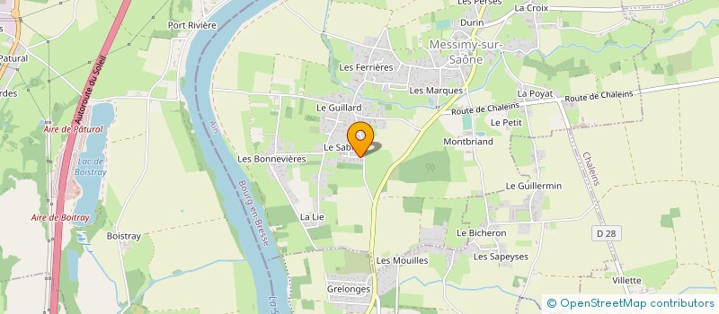 localisation de l'entreprise SOCIETE NORONHA CORREIA à MESSIMY-SUR-SAONE