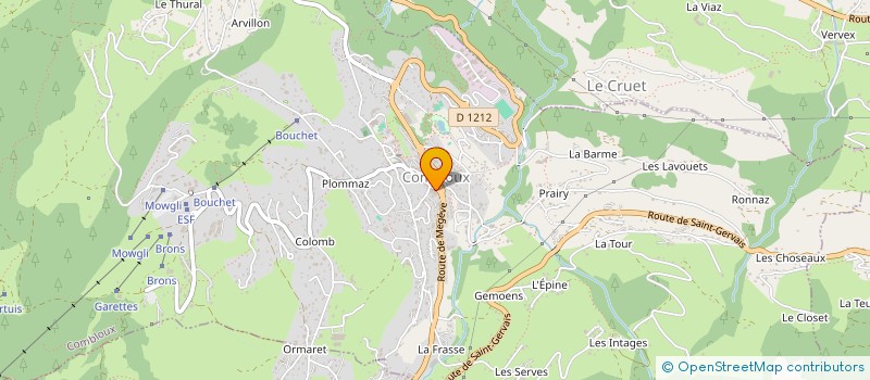 localisation de l'entreprise SOCIETE NOUVELLE A.I.C.  COMBLOUX