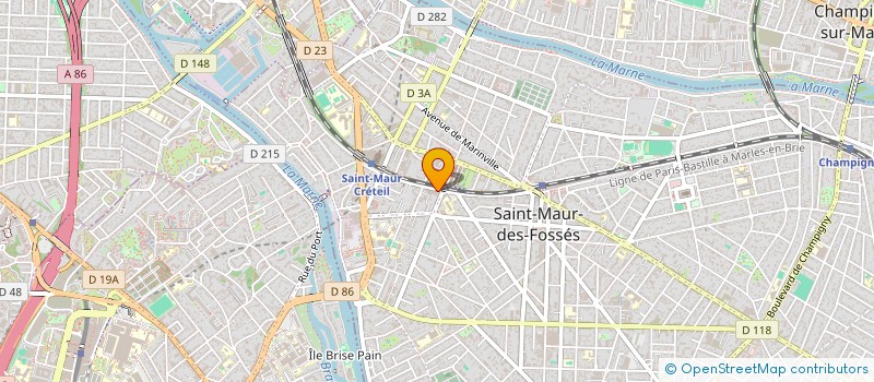 localisation de l'entreprise SOCIETE NOUVELLE AD2  SAINT-MAUR-DES-FOSSES