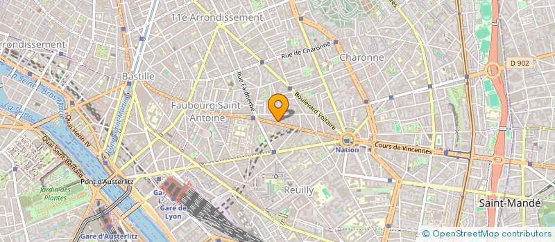 localisation de l'entreprise SOCIETE NOUVELLE AENA AMBULANCES à PARIS