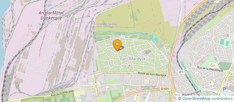 localisation de l'entreprise SOCIETE NOUVELLE AFIP à DUNKERQUE