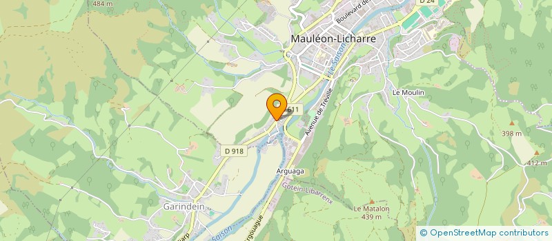 localisation de l'entreprise SOCIETE NOUVELLE AGRISOULE à MAULEON-LICHARRE