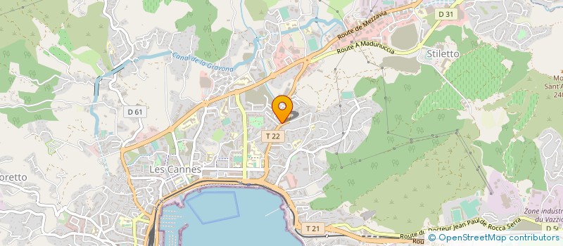 localisation de l'entreprise SOCIETE NOUVELLE AJACCIO AMBULANCES à AJACCIO