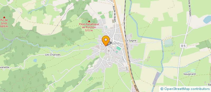 localisation de l'entreprise SOCIETE NOUVELLE ALAIN DEVILLE  CHAMPDIEU