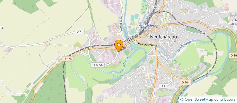 localisation de l'entreprise SOCIETE NOUVELLE ALMECA  NEUFCHATEAU