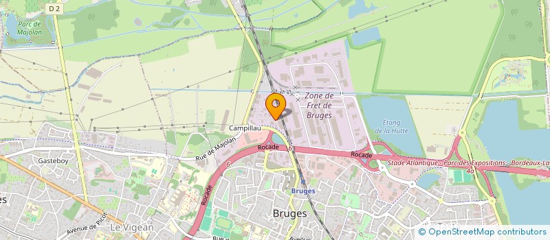 localisation de l'entreprise SOCIETE NOUVELLE ALPHA ESPACES à BRUGES