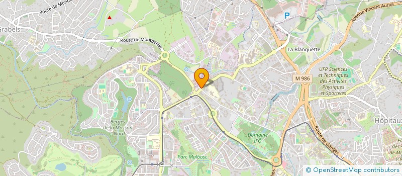 localisation de l'entreprise SOCIETE NOUVELLE AMVF à MONTPELLIER