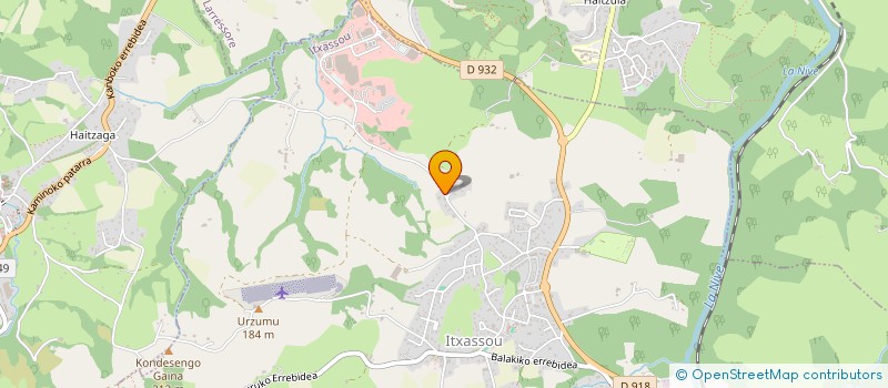 localisation de l'entreprise SOCIETE NOUVELLE ARIBIT-BAUDRY  ITXASSOU