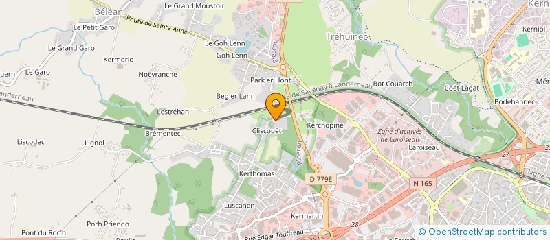 localisation de l'entreprise SOCIETE NOUVELLE ARMOR GESTION GROUPE BOURNEAU  PLOEREN