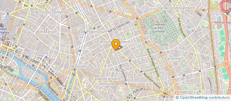 localisation de l'entreprise SOCIETE NOUVELLE ARTISTIC VOLTAIRE à PARIS