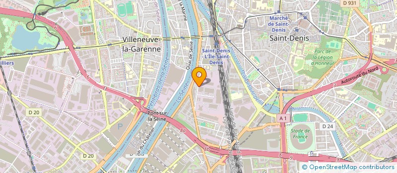 localisation de l'entreprise SOCIETE NOUVELLE ATELIER 60 à SAINT-DENIS