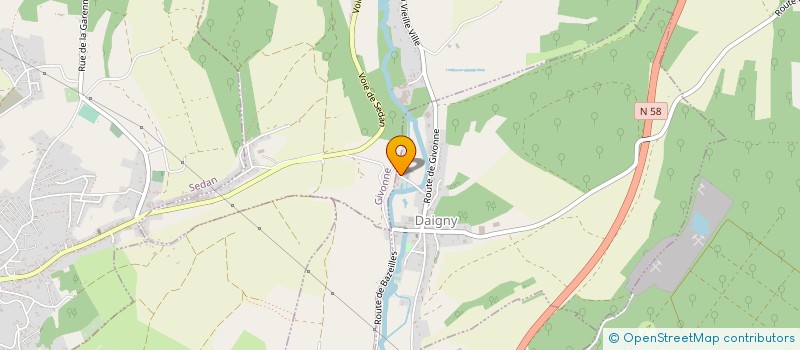 localisation de l'entreprise SOCIETE NOUVELLE ATELIERS DE CONSTRUCTIONS ELECTROMECANIQUES DES ARDENNES à DAIGNY