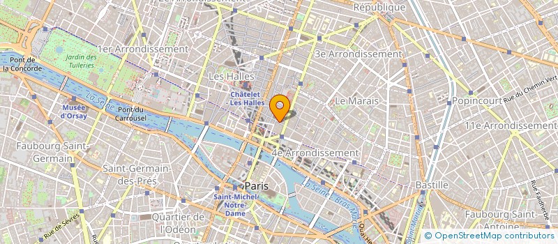 localisation de l'entreprise SOCIETE NOUVELLE AU VIEUX PARIS à PARIS