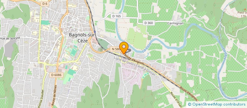 localisation de l'entreprise SOCIETE NOUVELLE AUTO DELTA à BAGNOLS-SUR-CEZE