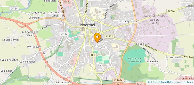 localisation de l'entreprise SOCIETE NOUVELLE AUTOMOBILE CONSEIL à PLOERMEL