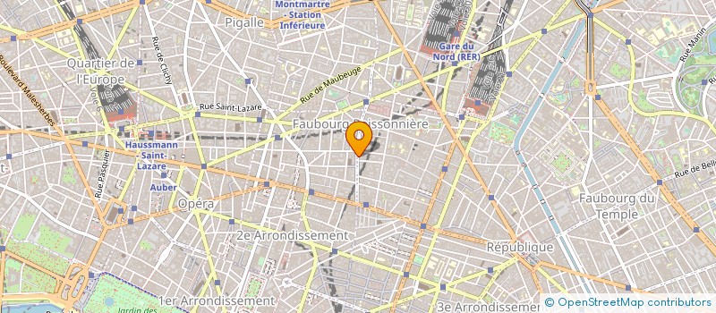 localisation de l'entreprise SOCIETE NOUVELLE AUX SURPRISES à PARIS 10
