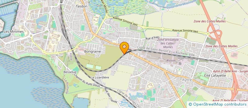 localisation de l'entreprise SOCIETE NOUVELLE AYTRE CARROSSERIE  AYTRE