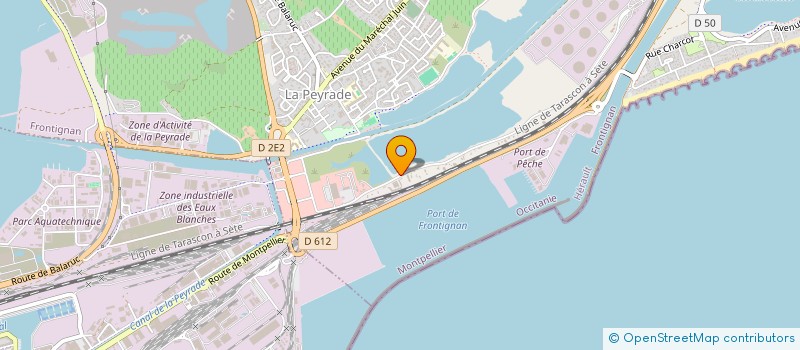 localisation de l'entreprise SOCIETE NOUVELLE BARTHES à FRONTIGNAN