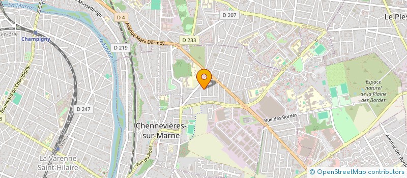 localisation de l'entreprise SOCIETE NOUVELLE BATIMENT LABEDAN à CHENNEVIERES-SUR-MARNE