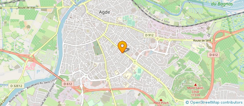 localisation de l'entreprise SOCIETE NOUVELLE BEL à AGDE