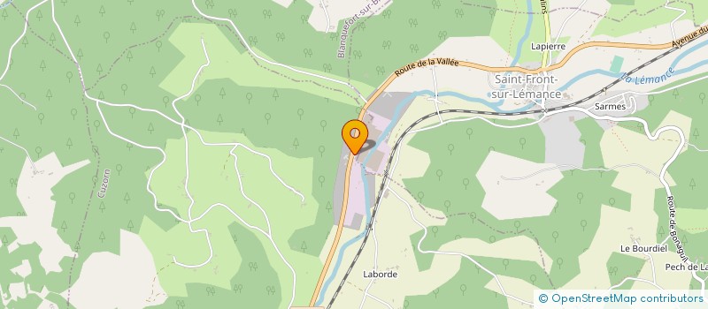 localisation de l'entreprise SOCIETE NOUVELLE BENNES CALVET  CUZORN