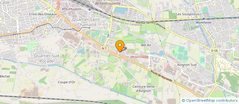 localisation de l'entreprise SOCIETE NOUVELLE BLANC NET à AVIGNON