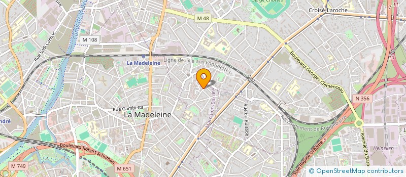 localisation de l'entreprise SOCIETE NOUVELLE BONNETERIE HAUTES VOIES à MARCQ-EN-BARŒUL