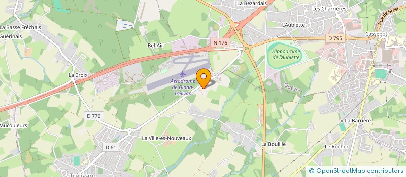 localisation de l'entreprise SOCIETE NOUVELLE BORSA  AUCALEUC