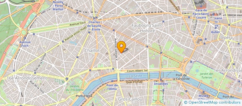 localisation de l'entreprise SOCIETE NOUVELLE BOUCHERIE MARBEUF à PARIS